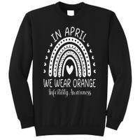 In April We Wear Orange Infertility Awareness Week Sweatshirt