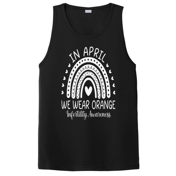 In April We Wear Orange Infertility Awareness Week PosiCharge Competitor Tank