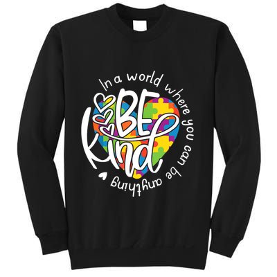 In A World Where You Can Be Anything Be Kind Kindness Sweatshirt