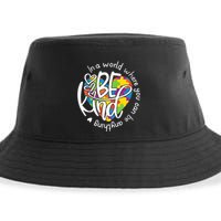 In A World Where You Can Be Anything Be Kind Kindness Sustainable Bucket Hat