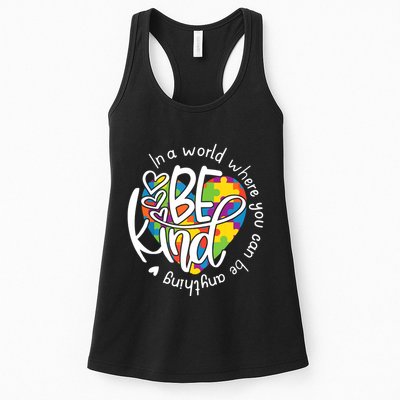 In A World Where You Can Be Anything Be Kind Kindness Womens Tank Top