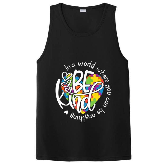 In A World Where You Can Be Anything Be Kind Kindness PosiCharge Competitor Tank