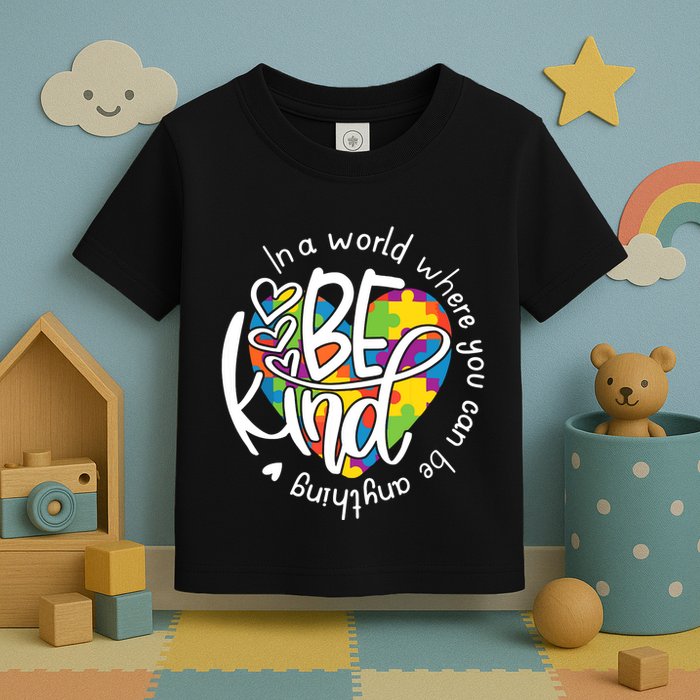 In A World Where You Can Be Anything Be Kind Kindness Toddler T-Shirt