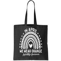 In April We Wear Orange Infertility Awareness Week Tote Bag