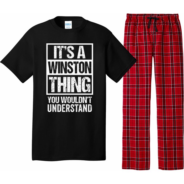 ItS A Winston Thing You WouldnT Understand First Name Pajama Set