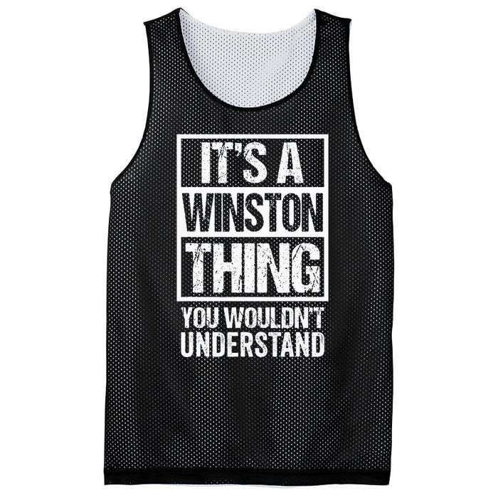 ItS A Winston Thing You WouldnT Understand First Name Mesh Reversible Basketball Jersey Tank