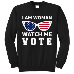 I Am Woman Watch Me Vote Sweatshirt