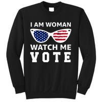 I Am Woman Watch Me Vote Sweatshirt