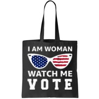 I Am Woman Watch Me Vote Tote Bag