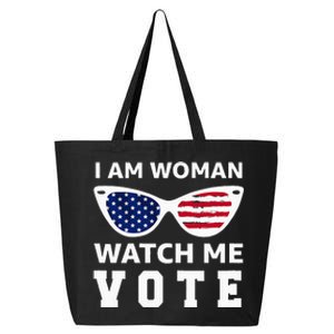 I Am Woman Watch Me Vote 25L Jumbo Tote