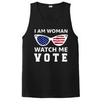 I Am Woman Watch Me Vote PosiCharge Competitor Tank