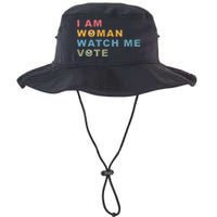 I Am Woman Watch Me Vote For Kamala Harris President 2024 Legacy Cool Fit Booney Bucket Hat