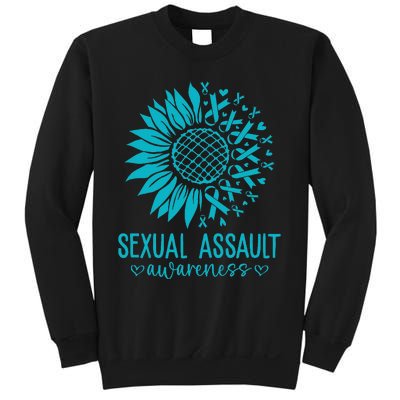 In April We Wear Teal Sexual Assault Awareness Month Sweatshirt