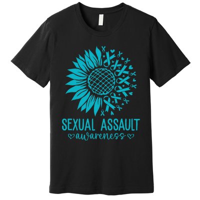 In April We Wear Teal Sexual Assault Awareness Month Premium T-Shirt