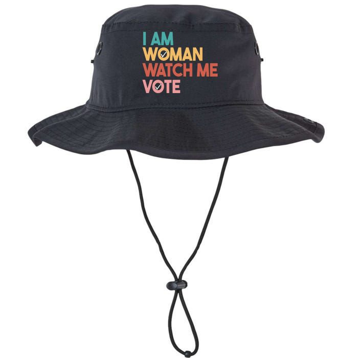 I Am Woman Watch Me Vote Legacy Cool Fit Booney Bucket Hat