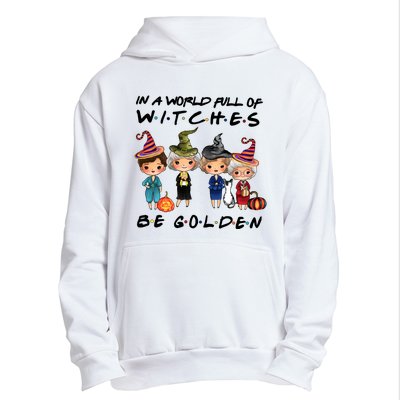 In A World Full Of Witches Be Golden Vintage Funny Halloween Urban Pullover Hoodie