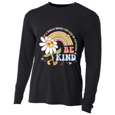 In A World Where You Can Be Anything Be Kind Kindness Cooling Performance Long Sleeve Crew