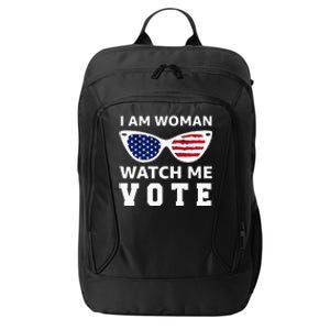 I Am Woman Watch Me Vote City Backpack