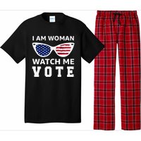 I Am Woman Watch Me Vote Pajama Set