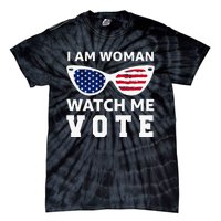 I Am Woman Watch Me Vote Tie-Dye T-Shirt