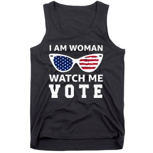 I Am Woman Watch Me Vote Tank Top