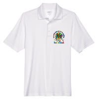 In A World Where You Can Be Anything Be Kind Autism Awareness Men's Origin Performance Pique Polo