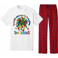 In A World Where You Can Be Anything Be Kind Autism Awareness Pajama Set