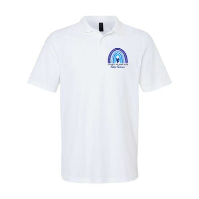 In April We Wear Blue Autism Awareness Polo