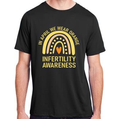 In April We Wear Orange Infertility Awareness Week Adult ChromaSoft Performance T-Shirt