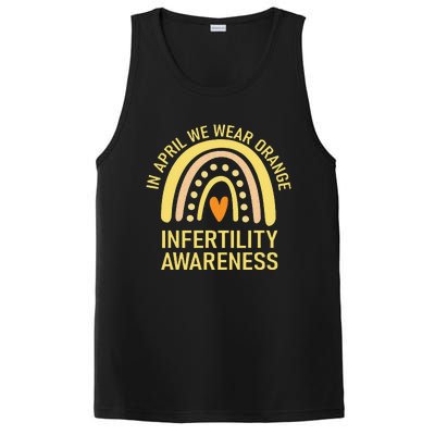 In April We Wear Orange Infertility Awareness Week PosiCharge Competitor Tank