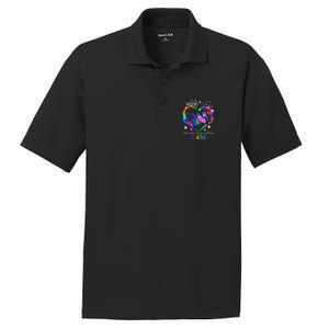 In A World Where You Can Be Anything Be Kind Autism Meaningful Gift PosiCharge RacerMesh Polo