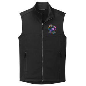 In A World Where You Can Be Anything Be Kind Autism Meaningful Gift Collective Smooth Fleece Vest