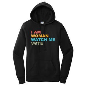 I Am Woman Watch Me Vote Women's Pullover Hoodie