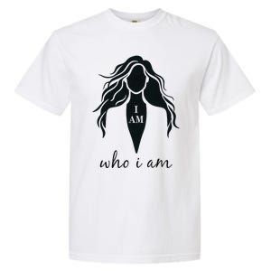 I Am Who I Am Women For President Kamala Harris Walz 2024 Garment-Dyed Heavyweight T-Shirt