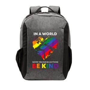 In A World Where You Can Be Anything Be Kind Gay Lgbtq Ally Vector Backpack