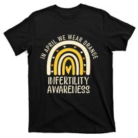 In April We Wear Orange Infertility Awareness Week Ivf T-Shirt