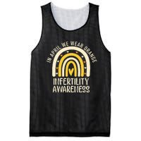 In April We Wear Orange Infertility Awareness Week Ivf Mesh Reversible Basketball Jersey Tank