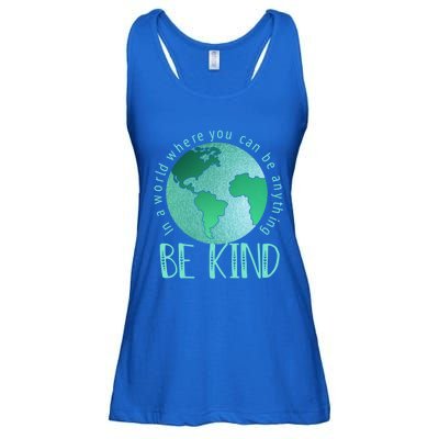 In A World Where You Can Be Anything Be Kind Anti Bullying Gift Ladies Essential Flowy Tank