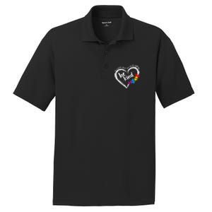 In A World Where You Can Be Anything Be Kind Autism Awareness PosiCharge RacerMesh Polo