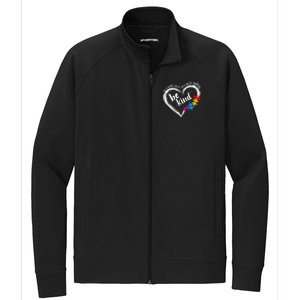 In A World Where You Can Be Anything Be Kind Autism Awareness Stretch Full-Zip Cadet Jacket