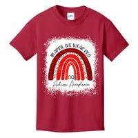 In April We Wear Red Autism Acceptance Kids T-Shirt