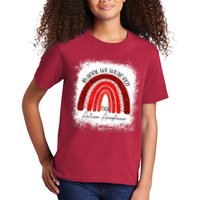 In April We Wear Red Autism Acceptance Kids T-Shirt