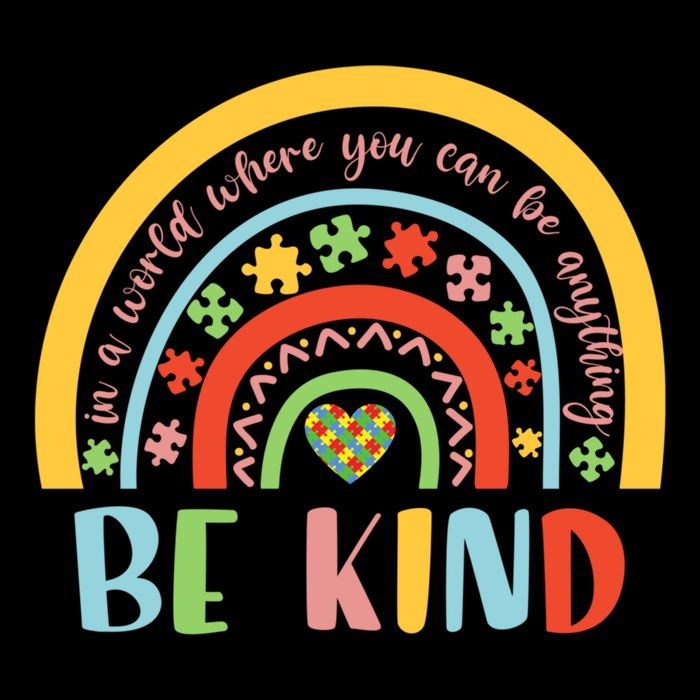 In A World Where You Can Be Anything Be Kind Autism Gift Flexfit Unipanel Trucker Cap