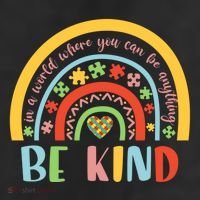 In A World Where You Can Be Anything Be Kind Autism Gift Adult Drive Performance Visor