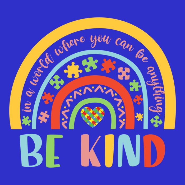 In A World Where You Can Be Anything Be Kind Autism Gift Apron
