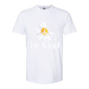 In A World Where You Can Be Anything Be Kind Peace Sign Gift Softstyle CVC T-Shirt