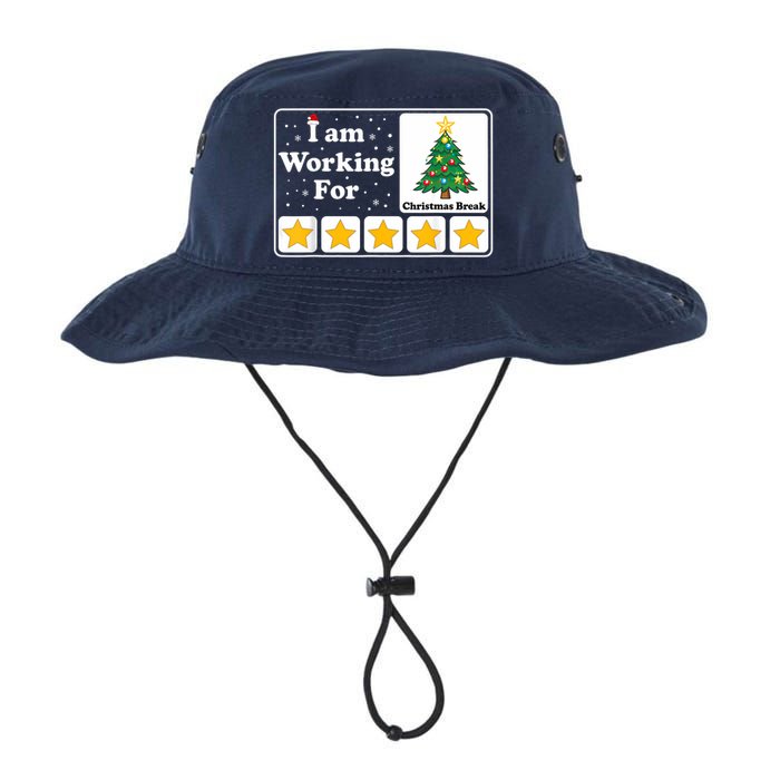 I Am Working For Christmas Break 5 Stars Xmas Tree Legacy Cool Fit Booney Bucket Hat