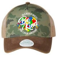 In A World Where You Can Be Anything Be Kind Kindness Legacy Tie Dye Trucker Hat
