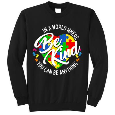 In A World Where You Can Be Anything Be Kind Kindness Sweatshirt