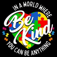 In A World Where You Can Be Anything Be Kind Kindness Drawstring Bag